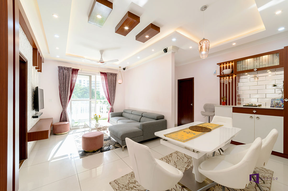 Modern apartment interior design in Bangalore