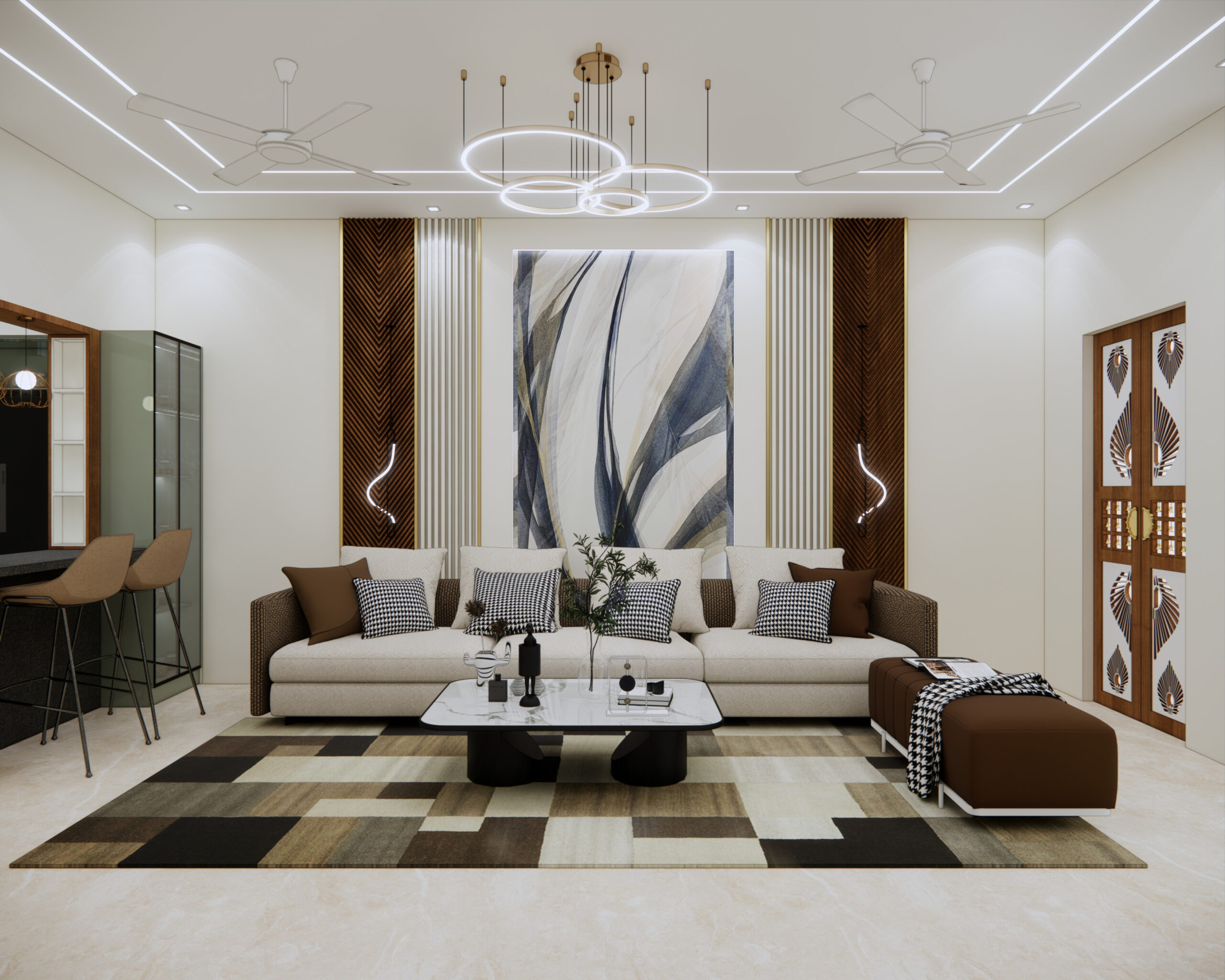 Modern apartment interior design in Bangalore